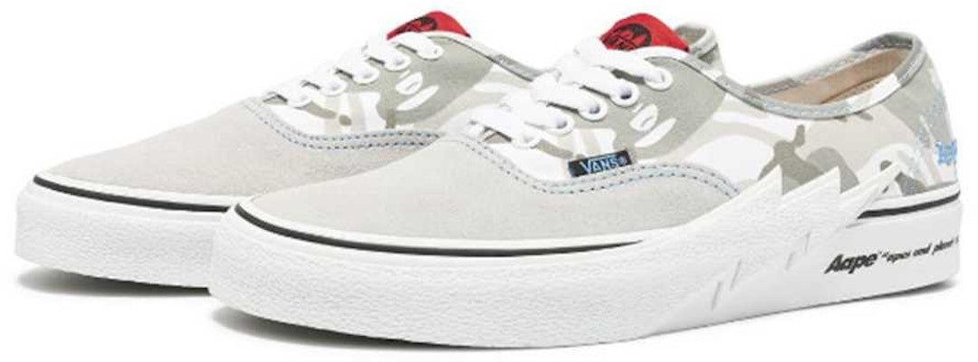 AAPE BY A BATHING APE® x Vans Authentic Bolt "白色" AAPE-VANS-AUTH-BOLT-WH Buy AAPE BY A BATHING APE® x Vans Authentic Bolt "白色" AAPE-VANS-AUTH-BOLT-WH