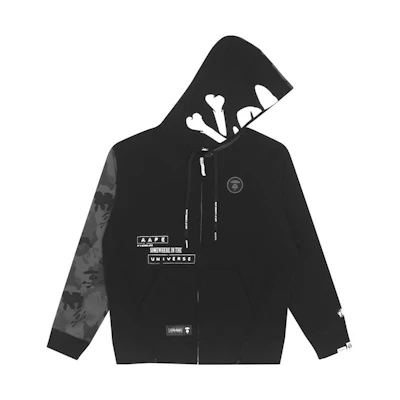AAPE Camo Ape Face Letter Print Pullover Hoodie AAPSWM3834XXH