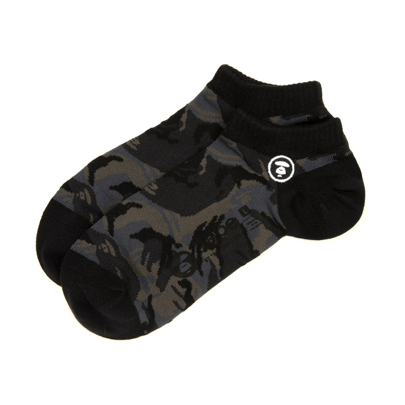 AAPE Camo Embroidered Breathable Casual Socks - 1 Pair AAPSOM4289XXN