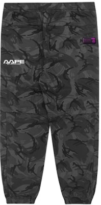 아페 카모 조거팬츠 남성용 - 원숭이 얼굴 배지와 레터 프린트 포함. AAPPTM6722XAG Lookbook 아페 카모 조거팬츠 남성용 - 원숭이 얼굴 배지와 레터 프린트 포함. AAPPTM6722XAG