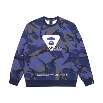 AAPE Camo Logo Print Crewneck Sweatshirt AAPSWM3867XAH