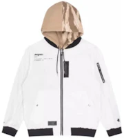 AAPE Camo Print Reversible Military Style Flight Jacket AAPLJM7449XXH AAPE Camo Print Reversible Military Style Flight Jacket AAPLJM7449XXH