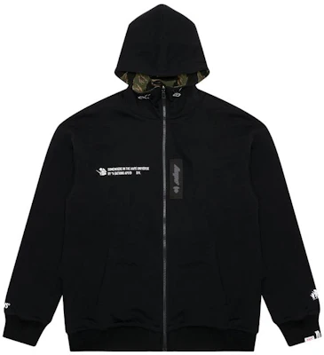 AAPE Camo Reversible Hoodie with Ape Face Badge and Letter Print AAPSWM3828XXH-1 Order AAPE Camo Reversible Hoodie with Ape Face Badge and Letter Print AAPSWM3828XXH-1