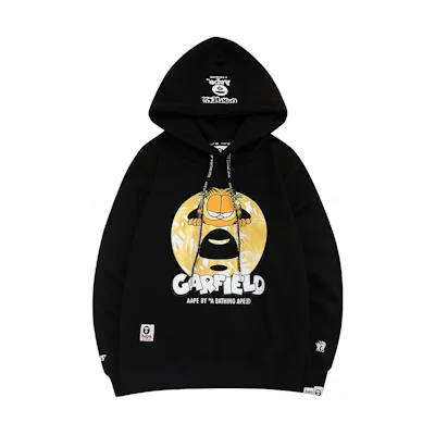 AAPE Cartoon Letter Graphic Relaxed Hoodie Unisex Pullover ASW9530XXH