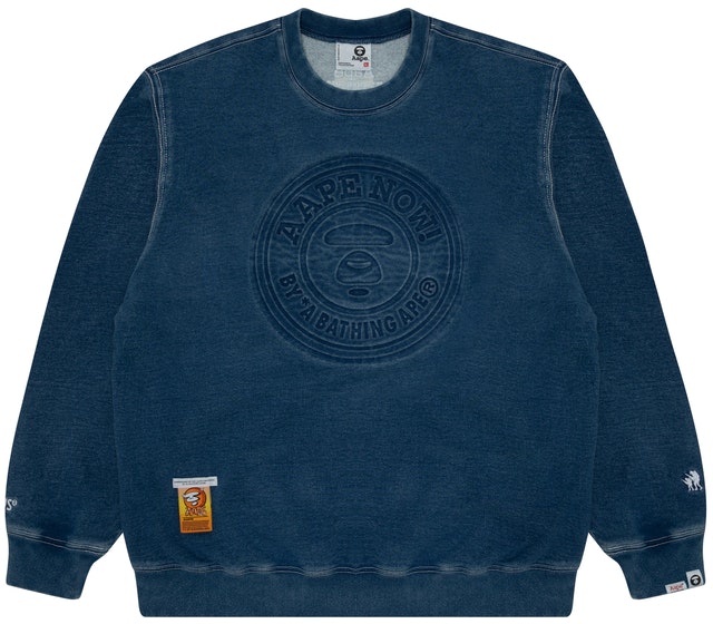 aape-crewneck-pullover-loose-fit-sweatshirt-blue-casual-wear-aapswma-357-xxl