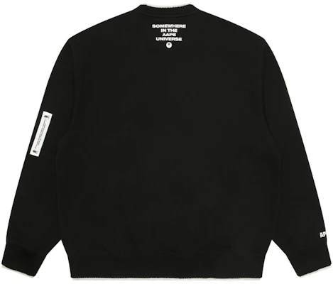 AAPE Crewneck Sweatshirt with Ape Face and Letter Print AAPSWMB362XXN Lookbook AAPE Crewneck Sweatshirt with Ape Face and Letter Print AAPSWMB362XXN