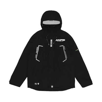 AAPE Detachable Hooded Letter Print Thick Jacket AAPJKM7317XXD