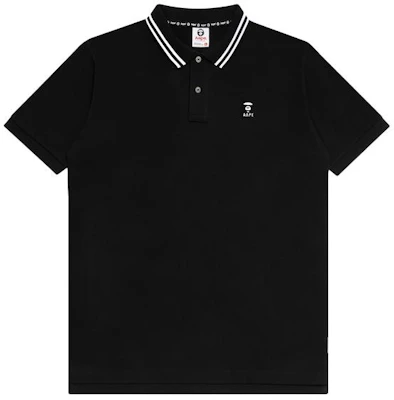 AAPE Embroidered Ape Logo Letter Print Casual Polo Shirt. AAPPOM0259XXC Buy AAPE Embroidered Ape Logo Letter Print Casual Polo Shirt. AAPPOM0259XXC