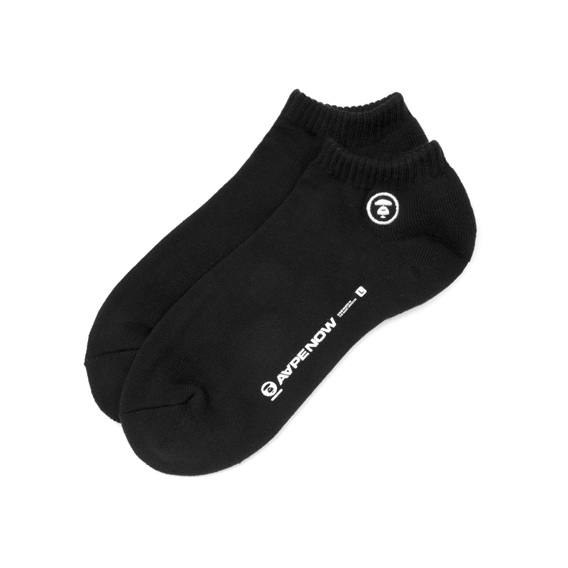 AAPE Embroidered Breathable Antibacterial Socks Unisex 1 Pair Pack. AAPSOM4290XXM-1