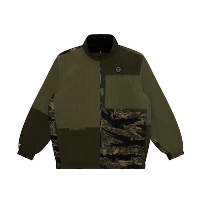 AAPE Fleece-Lined Camouflage Patchwork Jacket AAPJKM7463XXH