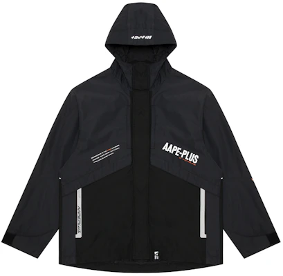 AAPE FW21 Letter Print Patchwork Hooded Jacket AAPLJM7490XXH Buy AAPE FW21 Letter Print Patchwork Hooded Jacket AAPLJM7490XXH