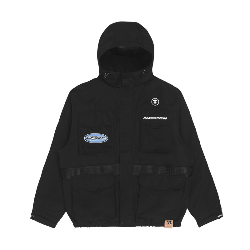 Aape FW22  Detachable Hooded Jacket with Utility Pockets. AAPJKM7542XXJ