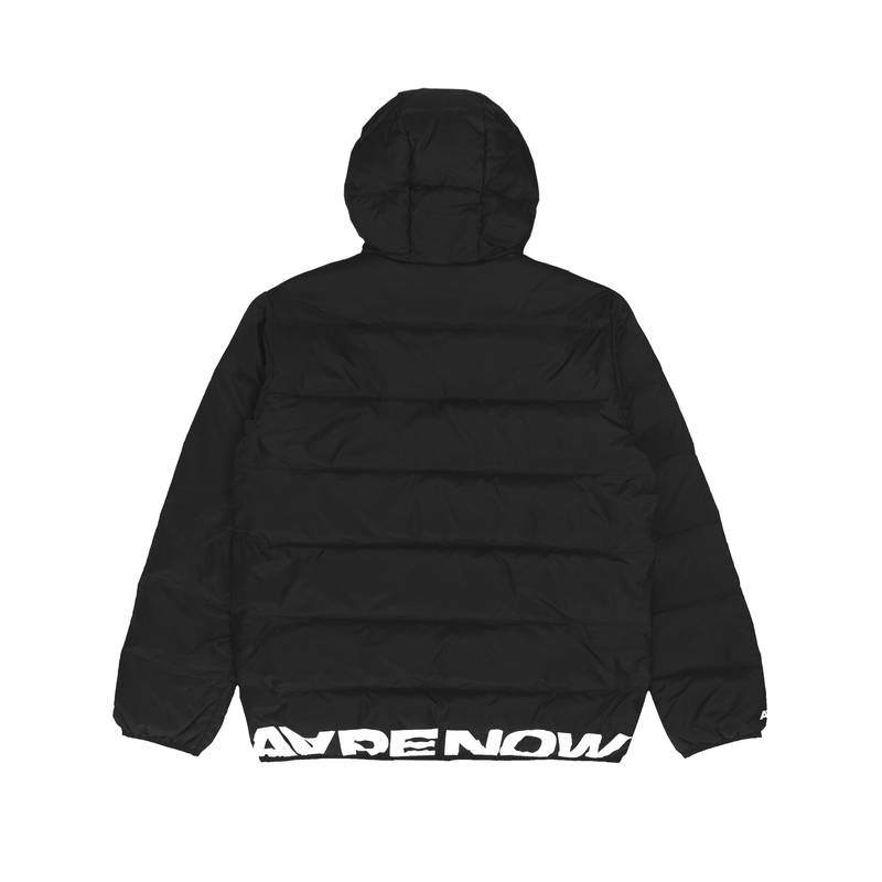 Lookbook AAPE FW22轻量羽绒服 猿人标志连帽字母印花. AAPDNM7514XXJ