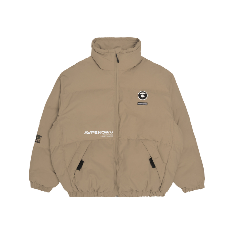 Aape FW22  Loose Fit Jacket with Logo Print and Ape Face Badge. AAPJKM7530XXJ