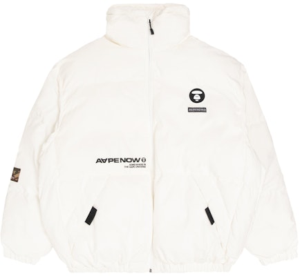 Aape FW22 寬鬆版外套附標誌印花與猿人臉徽章. AAPJKM7530XXJ Cheap Aape FW22 寬鬆版外套附標誌印花與猿人臉徽章. AAPJKM7530XXJ