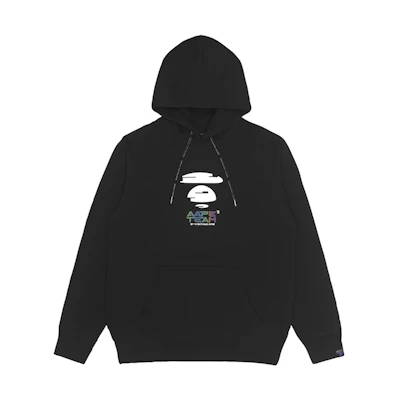 AAPE FW22 Multicolor Logo Graphic Hoodie. AAPSWM3884XXJ