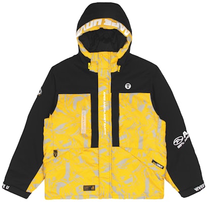 Chaqueta Aape FW22 Acolchada con Capucha y Estampado Patchwork. AAPDNM7553XAJ Shop Chaqueta Aape FW22 Acolchada con Capucha y Estampado Patchwork. AAPDNM7553XAJ