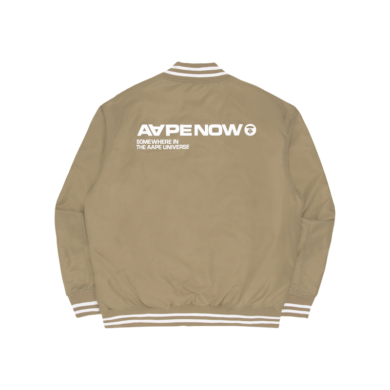 Purchase Aape FW22 남성용 에이프 페이스 로고 프린트 야구 재킷. AAPJKM7529XXJ