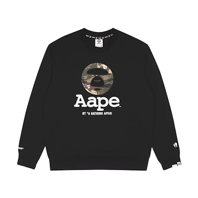 AAPE FW22 Camo Ape Graphic Crewneck Sweatshirt Long Sleeve AAPSWM3976XXJ