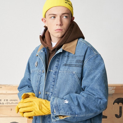 AAPE FW22 카모 에이프 프린트 데님 후드 자켓 블루. AAPJKM7545XAJ Shop AAPE FW22 카모 에이프 프린트 데님 후드 자켓 블루. AAPJKM7545XAJ