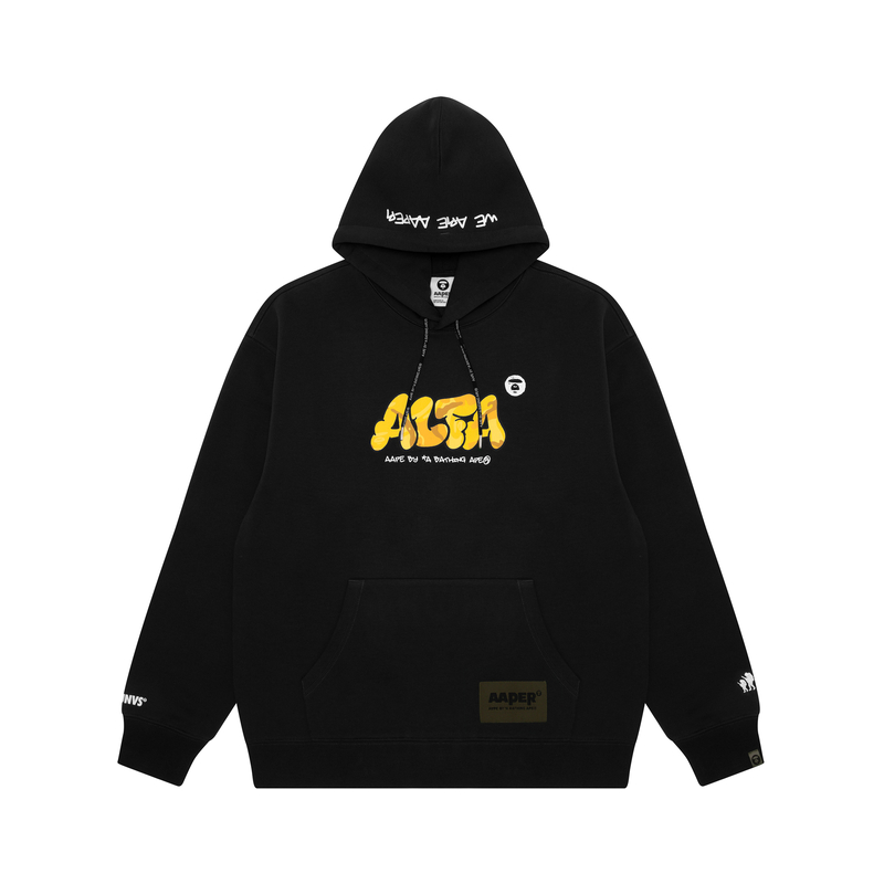 AAPE FW22 Camo Letter Graphic Print Pullover Long Sleeve Sweatshirt Men AAPSWM3907XXJ