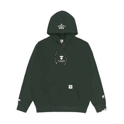 AAPE FW22 Camouflage Ape Logo Printed Fleece Pullover Hoodie Men AAPSWM3963XXJ