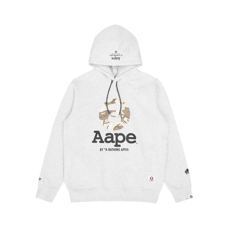 AAPE FW22 Classic Ape Camo Logo Fleece Pullover Hoodie Men AAPSWM3962XAJ