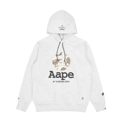 AAPE FW22 Classic Ape Camo Logo Fleece Pullover Hoodie Men AAPSWM3962XAJ