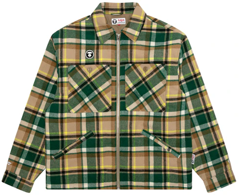 AAPE FW22 拼接格紋英倫風男士外套 AAPJKM7544XXJ Buy AAPE FW22 拼接格紋英倫風男士外套 AAPJKM7544XXJ