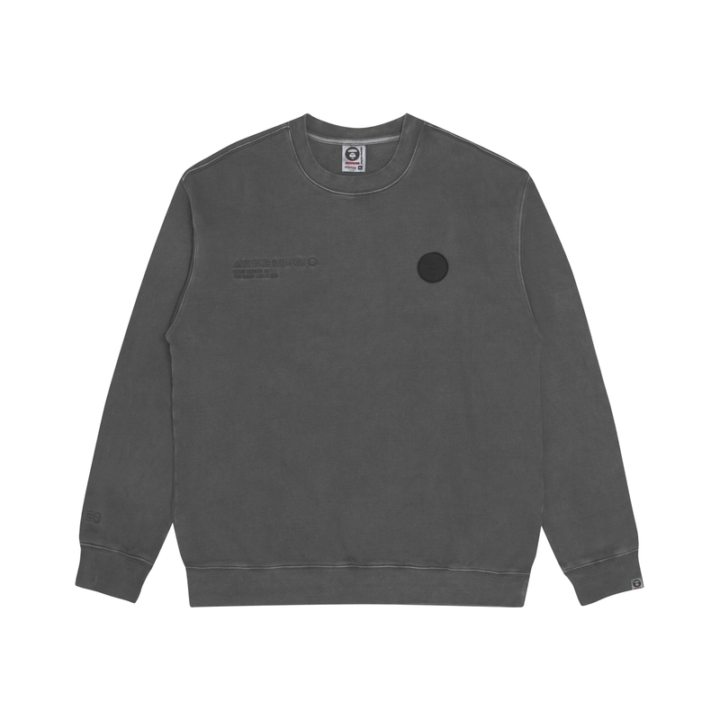 AAPE FW22 Embroidered Logo Crewneck Pullover Sweatshirt - Minimalist Style AAPSWM3898XXJ
