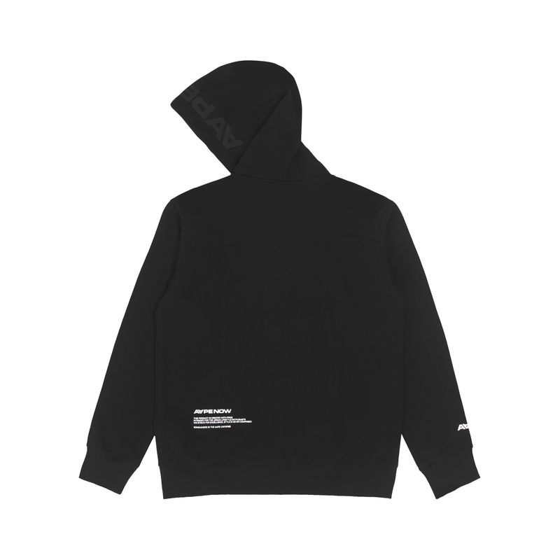 Purchase AAPE FW22 Fall Winter Ape Badge Fleece Drawstring Hoodie Jacket for Men AAPSWM3912XXJ