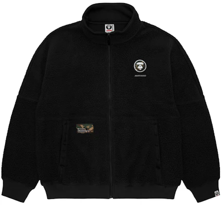 AAPE FW22 Fleece Ape Face Lettering Zip-Up Sweatshirt Loose Fit AAPSWM3896XXJ Buy AAPE FW22 Fleece Ape Face Lettering Zip-Up Sweatshirt Loose Fit AAPSWM3896XXJ