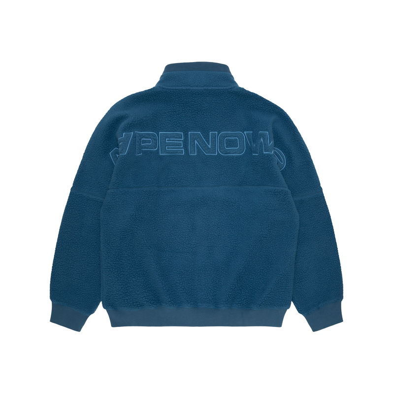 Lookbook AAPE FW22 Fleece Ape Face Lettering Zip-Up Sweatshirt Loose Fit AAPSWM3896XXJ