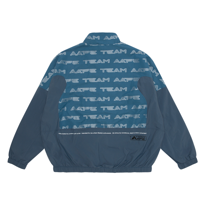 Purchase AAPE FW22 Letter Ape Face Patchwork Casual Jacket Men AAPLJM7537XXJ