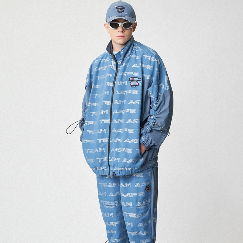 Details for AAPE FW22 Letter Ape Face Patchwork Casual Jacket Men AAPLJM7537XXJ