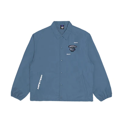 AAPE FW22 Letter Logo Ape Face Coach Jacket Mens AAPLJM7535XXJ
