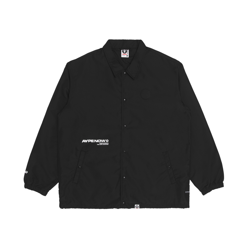 AAPE FW22 Letter Print Button-Up Minimalist Coach Jacket AAPLJM7521XXJ