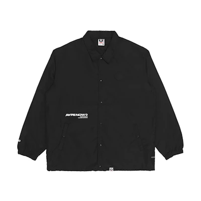 AAPE FW22 Letter Print Button-Up Minimalist Coach Jacket AAPLJM7521XXJ
