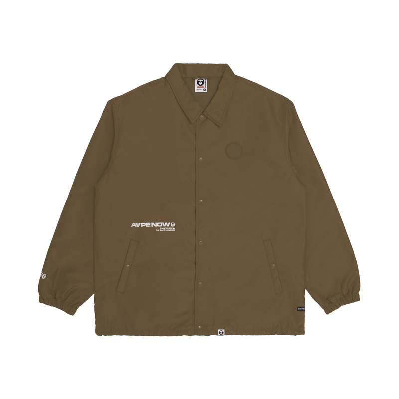 Lookbook AAPE FW22 Letter Print Button-Up Minimalist Coach Jacket AAPLJM7521XXJ
