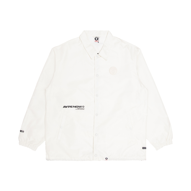 Sizing AAPE FW22 Letter Print Button-Up Minimalist Coach Jacket AAPLJM7521XXJ