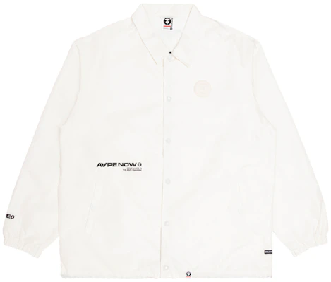 AAPE FW22 Letter Print Button-Up Minimalist Coach Jacket AAPLJM7521XXJ Sizing AAPE FW22 Letter Print Button-Up Minimalist Coach Jacket AAPLJM7521XXJ