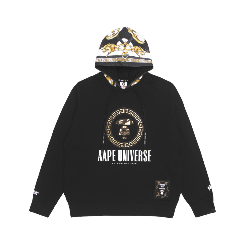 AAPE FW22 Letter Print Loose Fit Pullover Hoodie AAPSWM3880XXJ