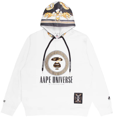 AAPE FW22 Letter Print Loose Fit Pullover Hoodie AAPSWM3880XXJ Shop AAPE FW22 Letter Print Loose Fit Pullover Hoodie AAPSWM3880XXJ