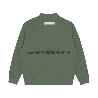AAPE FW22 Logo Print Loose Mock Neck Pullover Sweatshirt Men’s AAPSWM3939XXJ