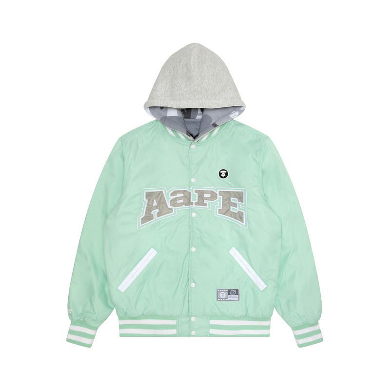 Shop Aape FW22 Sudadera Chaqueta Reversible con Capucha y Logo de Camuflaje Ape. AAPLJM7536XXJ