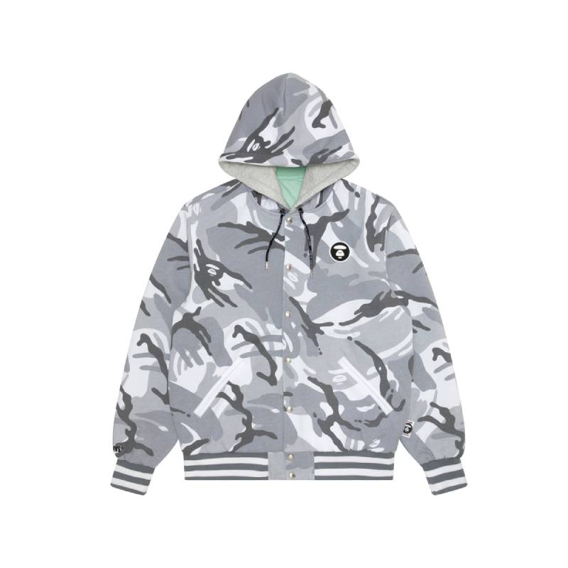 Details for Aape FW22 Sudadera Chaqueta Reversible con Capucha y Logo de Camuflaje Ape. AAPLJM7536XXJ