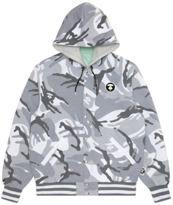 Aape FW22 Sudadera Chaqueta Reversible con Capucha y Logo de Camuflaje Ape. AAPLJM7536XXJ Details for Aape FW22 Sudadera Chaqueta Reversible con Capucha y Logo de Camuflaje Ape. AAPLJM7536XXJ