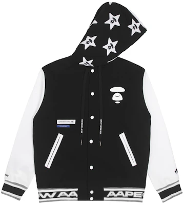 AAPE FW22 Star Face Graphic Hoodie Oversized Fleece Pullover AAPSWM3950XXJ Order AAPE FW22 Star Face Graphic Hoodie Oversized Fleece Pullover AAPSWM3950XXJ