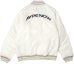Sizing Aape FW23 에이프 페이스 로고 레터 프린트 야구 재킷. AAPJKM7597XXL