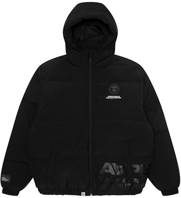 아페 FW23 에이프 페이스 로고 프린트 패딩 후드 코트 긴팔 캐주얼 자켓 AAPDNM7594XXL Buy 아페 FW23 에이프 페이스 로고 프린트 패딩 후드 코트 긴팔 캐주얼 자켓 AAPDNM7594XXL